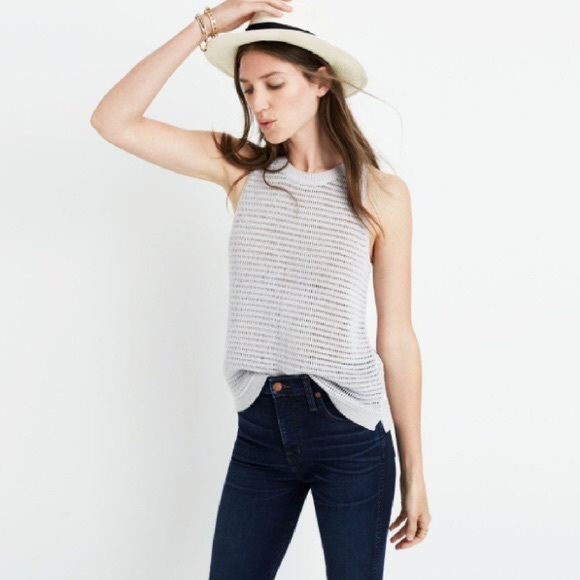 Madewell Tops - Madewell camila crochet tank